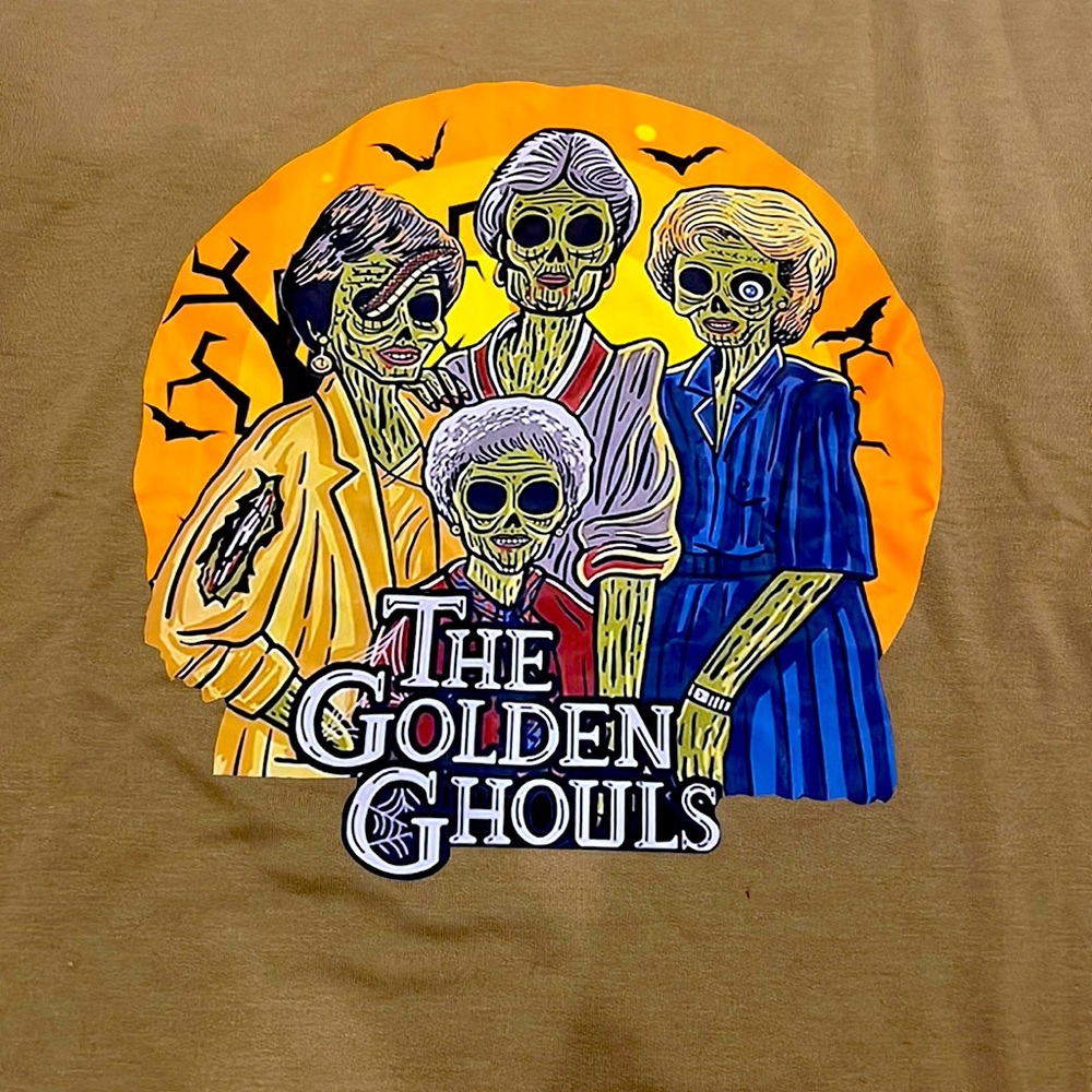 New The Golden Girls Golden Ghouls long sleeve T Medium